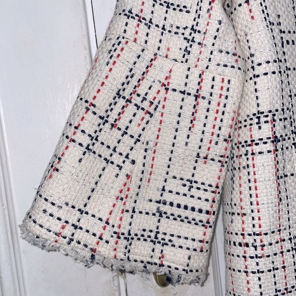 Banana Republic Tweed Collarless Jacket Size S - Picture 9 of 13